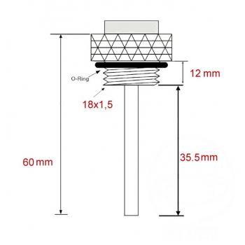 Öltemperatur Direktmesser   M 18X1.5 mm