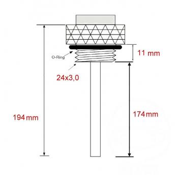 Öltemperatur Direktmesser   M 24X3.0MM