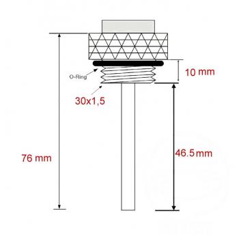 Öltemperatur Direktmesser   M 30X1.5 mm