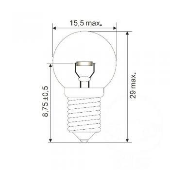 Lampe 6V2.4W   EP10 Inhalt 1 Stück