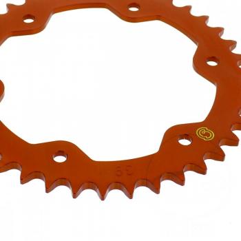 Alu-Kettenrad 39Z Teilung 525 orange Sitta Innendurchmesser 000 Lochkreis 155