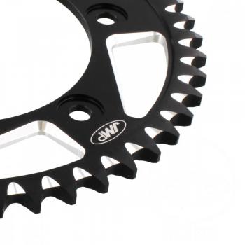 Alu-Kettenrad 48Z Teilung 530 schwarz Innendurchmesser 134 Lochkreis 160