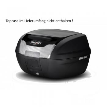 Deckel Topcase Shad SH40 schwarz Metall