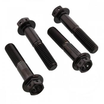 Schraube KLEMM Gabel Satz Pro Bolt Edelstahl V4A schwarz Racing