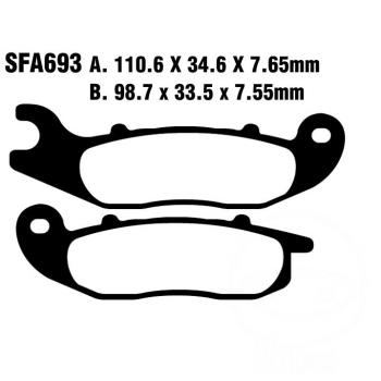 Bremsklotz vorne Standard Scooter EBC SFA693