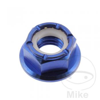 Bundmutter selbstsichernd Pro Bolt, M8x1.25mm Titan blau TINYNFL8B