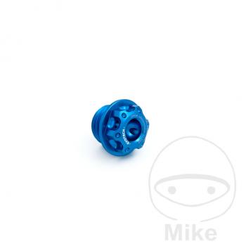 Öleinfüllschraube alu Evotech, 20x2.5mm blau OFC-04-Eb