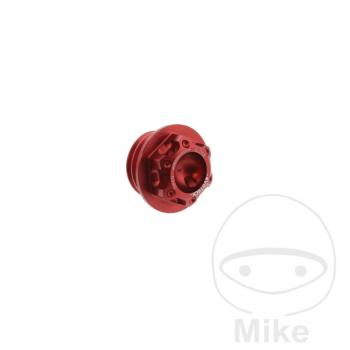 Öleinfüllschraube alu Evotech, 24x3.0mm rot OFC-09B-Cr
