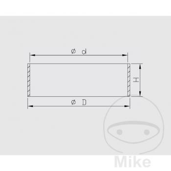 Kolbensatz Metall Kayaba 110034300202