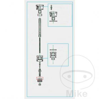 O-Ring für Kompressionskolben Gabel Kayaba 110622800101