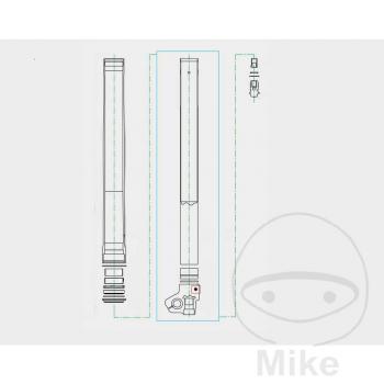 Sicherungsschraube Gabel, M6x6 Kayaba 110790000501