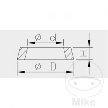 CARTRIDGEDICHTUNG Gabel, Kayaba 110210000101