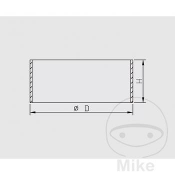 Kolbenring Federbein, 40mm Kayaba 120214000401