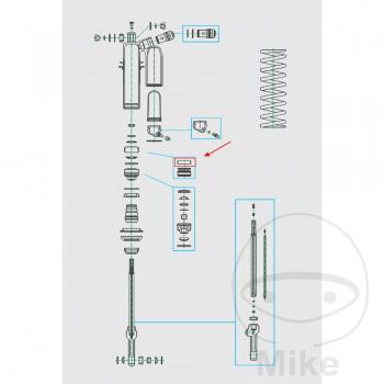 Kolbenring Federbein, 40mm Kayaba 120214000401