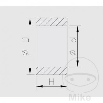 Lager Kolbenstange, Federbein Kayaba 120480000201