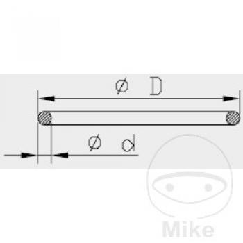 O-Ring Dichtkopf Kayaba, 40mm 120314000301