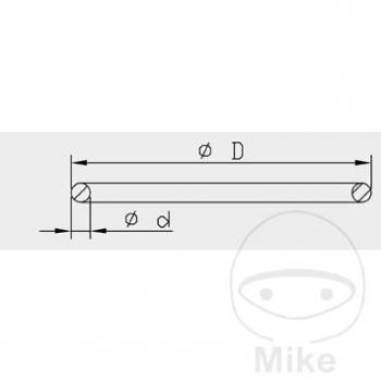 O-Ring Federbein Kayaba 120070000101