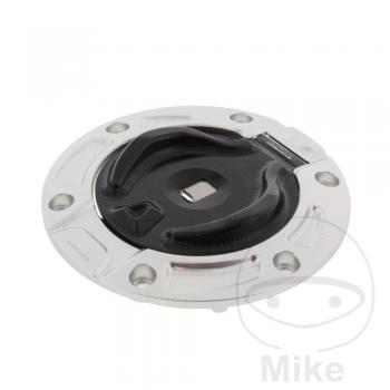 Tankdeckel Evotech, silber/schwarz FCK-05-Si-Dn