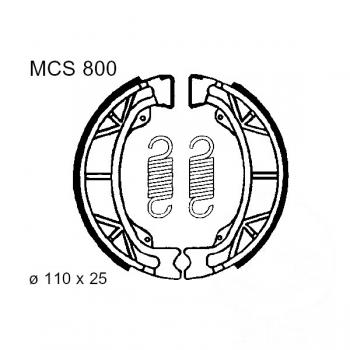 Bremsbacken vorne TRW Lucas MCS800 inkl. Federn