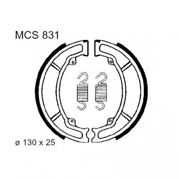 Bremsbacken vorne TRW Lucas MCS831 inkl. Federn