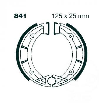 Bremsbacken hinten EBC Grooved 841G inkl. Federn