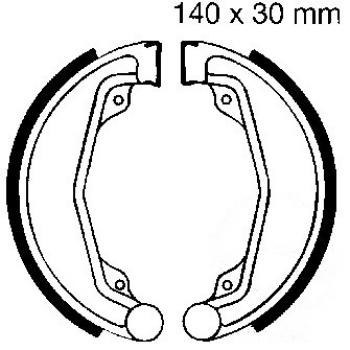 Bremsbacken hinten EBC H309 inkl. Federn