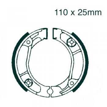 Bremsbacken hinten EBC H353 inkl. Federn