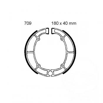 Bremsbacken hinten EBC K709 inkl. Federn