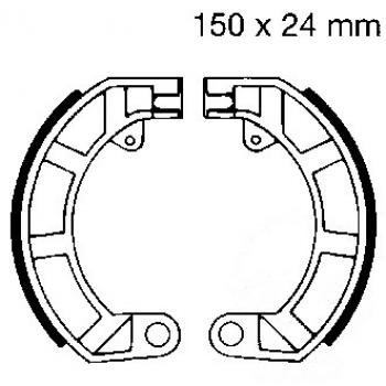 Bremsbacken hinten EBC V904 ohne Federn