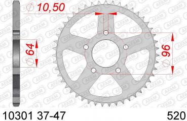 AFAM Kettensatz, HONDA CBF 250 4, mit A520XLR2 Kette