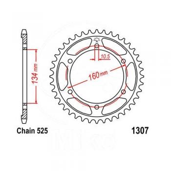 AFAM Kettensatz, HONDA CBR 1000 RR SP2 S Fireblade J, mit A525XHR3-G Kette