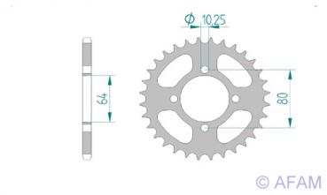 AFAM Kettensatz, AEON 220 Cobra, mit A520XLR2-88 Kette