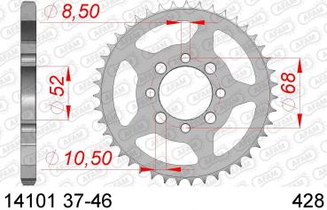 AFAM Kettensatz, SUZUKI RG 80, mit A428R1-G Kette