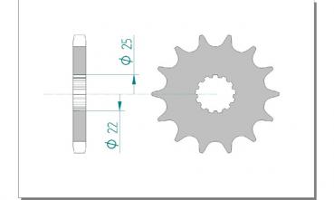 AFAM Kettensatz, SUZUKI RF 600 R P, mit A530XRR2 Kette