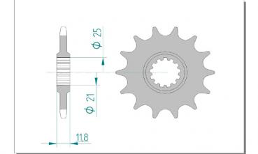 DID Kettensatz HUSABERG FE 501 E, mit DID GB520VX2 Kette