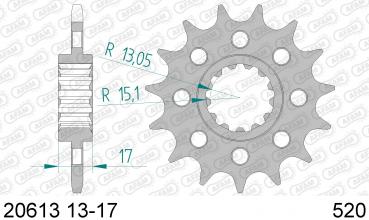 DID Kettensatz HONDA CBR 600 F, mit DID 520ZVMX Kette