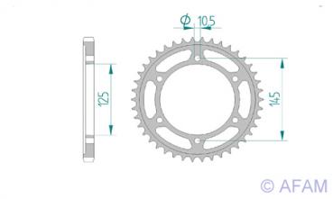 DID Kettensatz YAMAHA XJ 6 F Diversion, mit DID 520ZVMX Kette