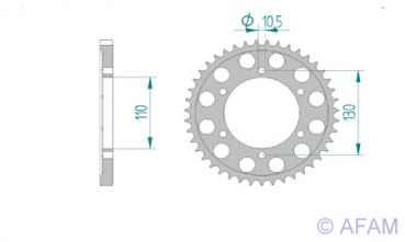 DID Kettensatz YAMAHA YZF 600 R6, mit DID 525ZVMX Kette