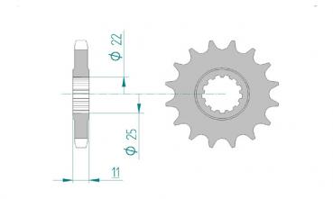DID Kettensatz YAMAHA YZF 750 SP, mit DID 530ZVMX Kette