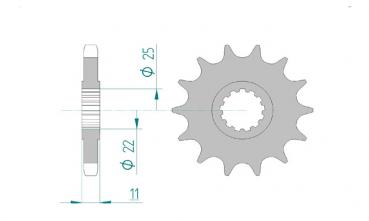 Preview: DID Kettensatz YAMAHA YZF 1000 R Thunderace, mit DID 532ZLV Kette