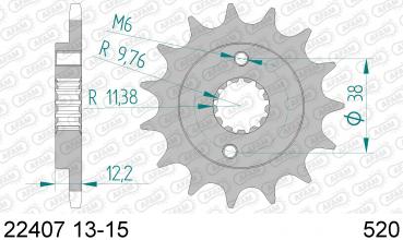 DID Kettensatz SUZUKI LT-R 450 Quadracer, mit DID GB520VX2 Kette