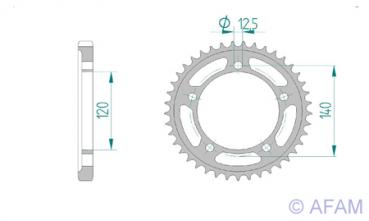 DID Kettensatz SUZUKI GSX 1400, mit DID 530ZVMX Kette