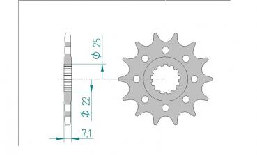 DID Kettensatz KAWASAKI ZX 6 R, mit DID 520ZVMX Kette