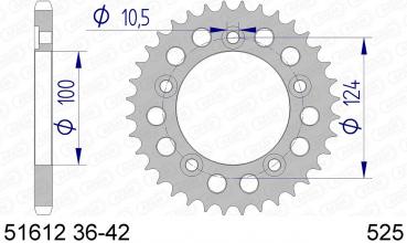 DID Kettensatz DUCATI 749 S, mit DID 525ZVMX Kette