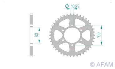 DID Kettensatz LAVERDA 750 Strike, mit DID 520ZVMX Kette