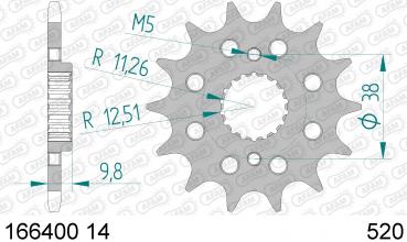 DID Kettensatz BMW G 450 X, mit DID GB520VX2 Kette