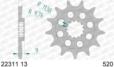 DID Kettensatz SUZUKI RM-Z 250, mit DID GB520MX Kette