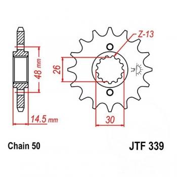JT Ritzel 18Z Teilung 530