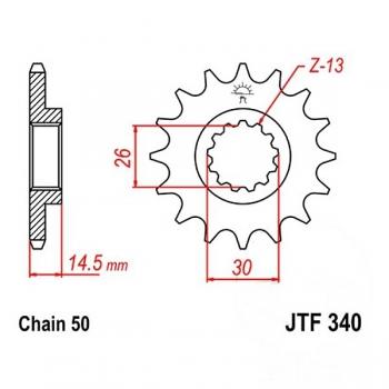 JT Ritzel 18Z Teilung 530