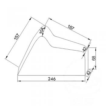 Faltgarage, Abdeckplane, Indoor XL, Farbe grau